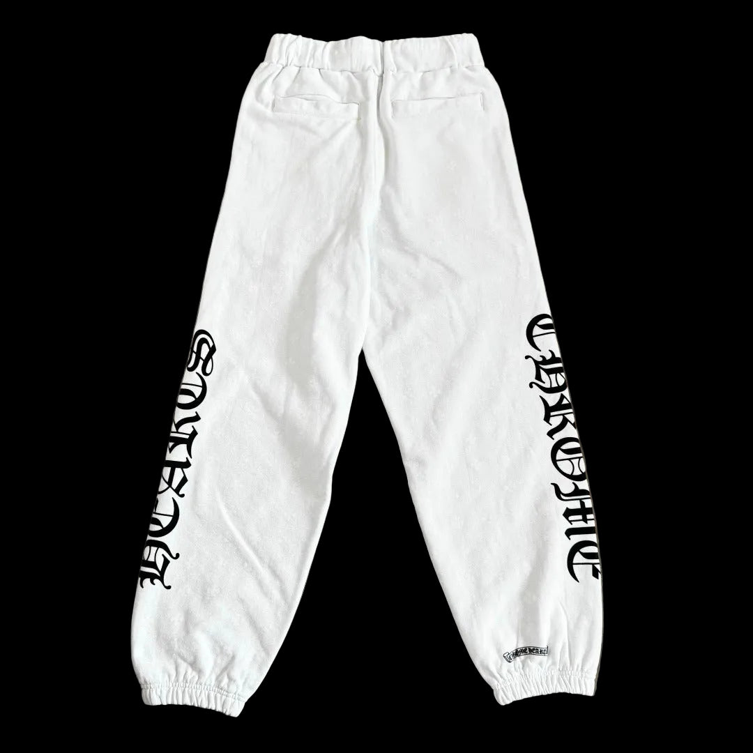 Chrome Hearts Monogram Sweatpants in white