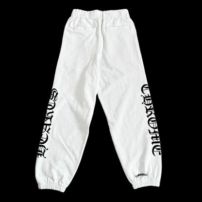 Chrome Hearts Monogram Sweatpants in white