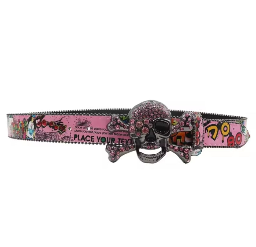 Big Skull Punk Belt