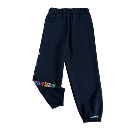 Chrome Hearts Multi-Color Cross Cemetery Sweatpants