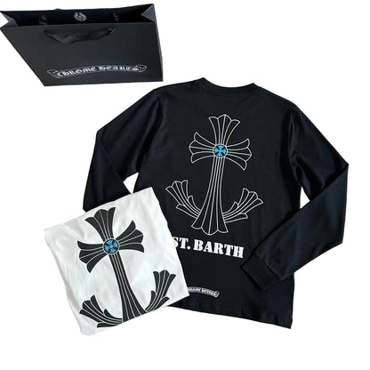 Chrome Hearts St. Barths Exclusive Anchor Cross Long Sleeve