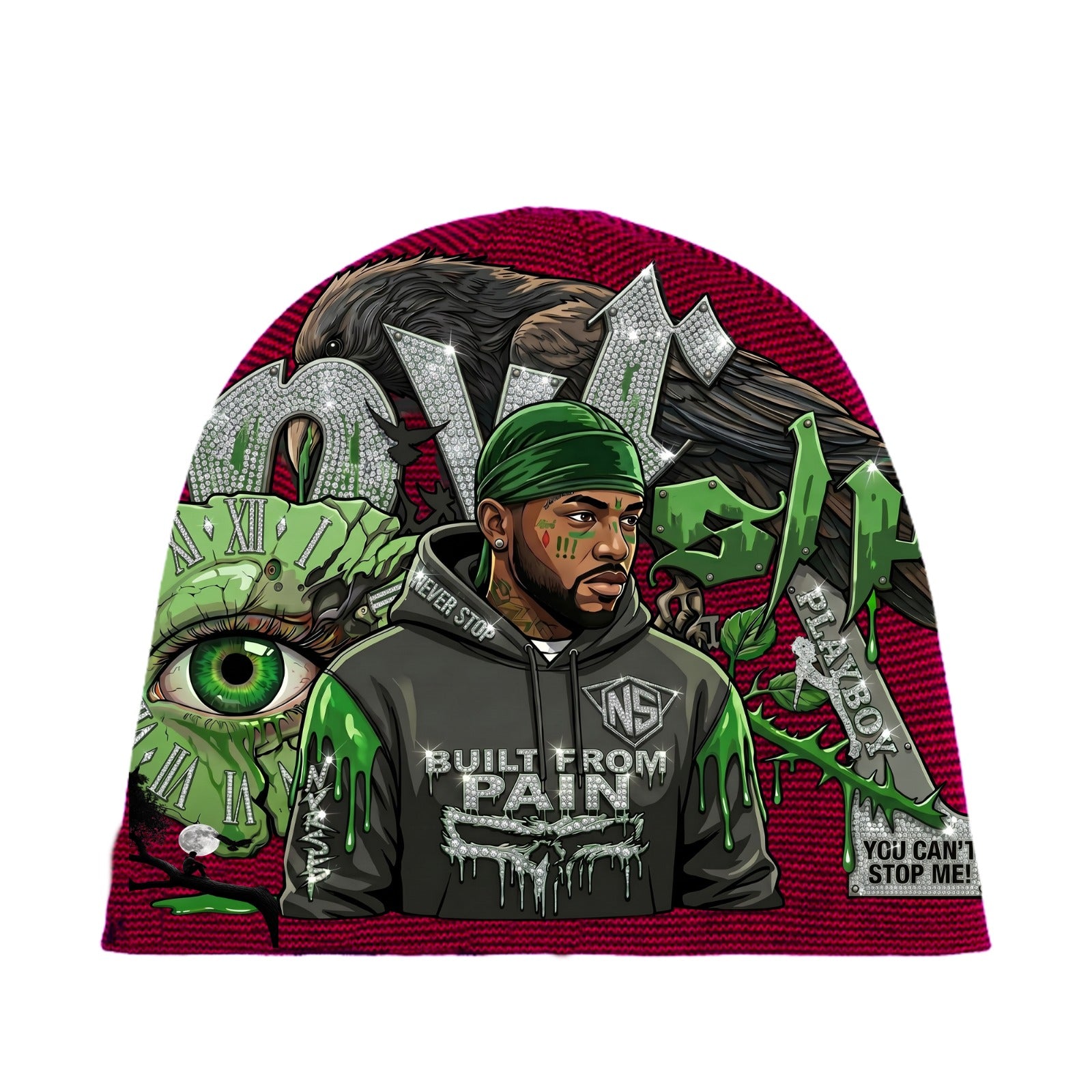 NVRSLP™ "Built From Pain" Beanie