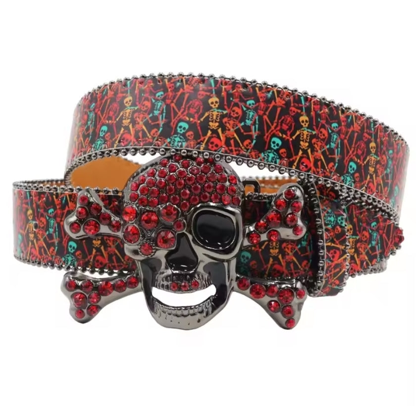 Big Skull Punk Belt