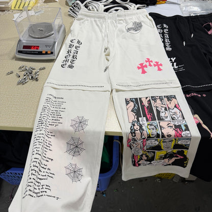 Chrome heart sweatpants