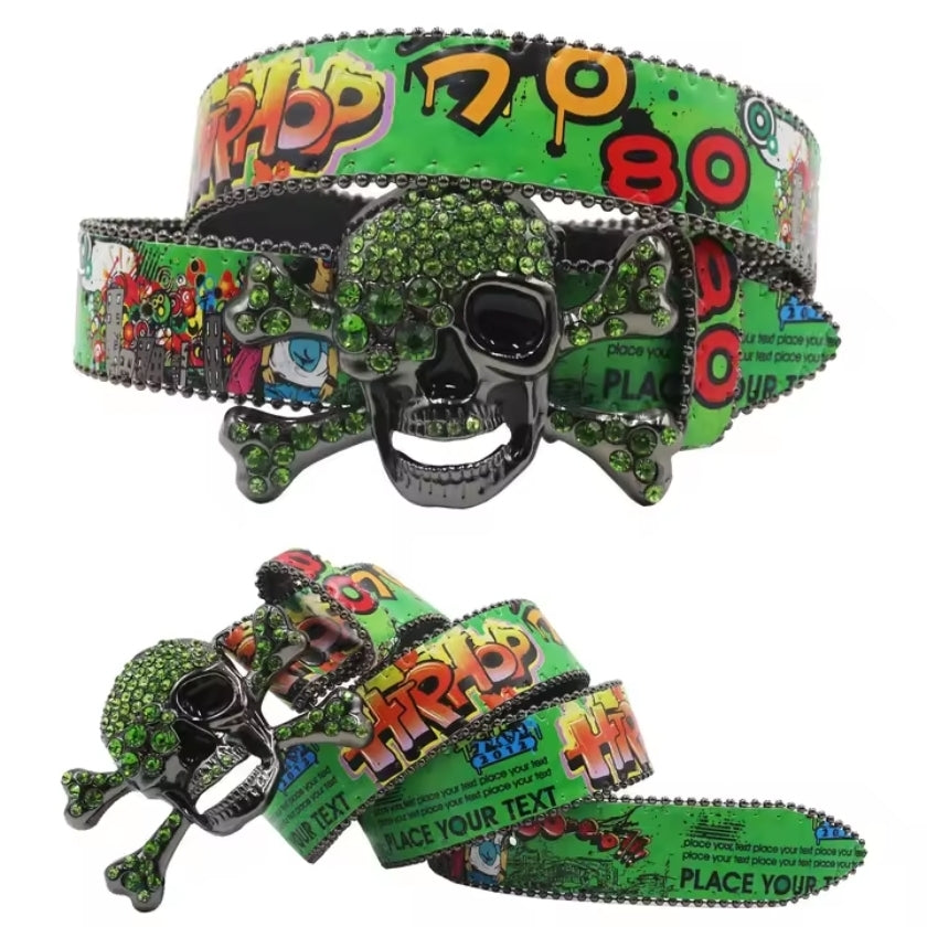 Big Skull Punk Belt
