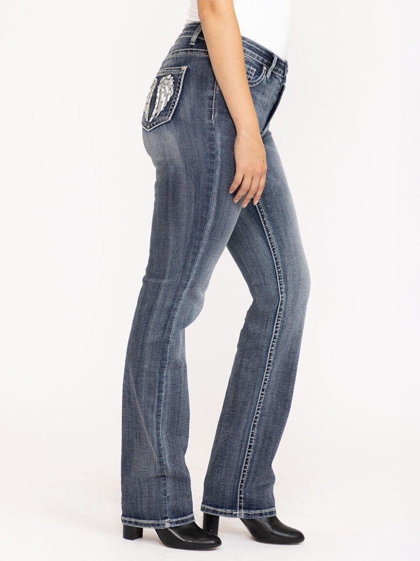 Miss me jeans, women's bootcut