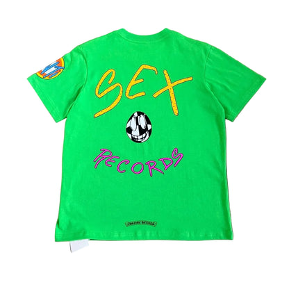 Chrome Hearts x Matty Boy Sex Records Short-Sleeve T-Shirt in "Citrus"