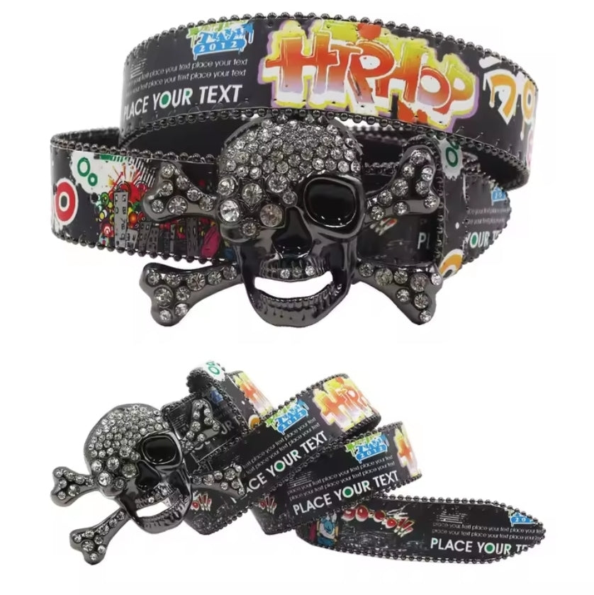 Big Skull Punk Belt