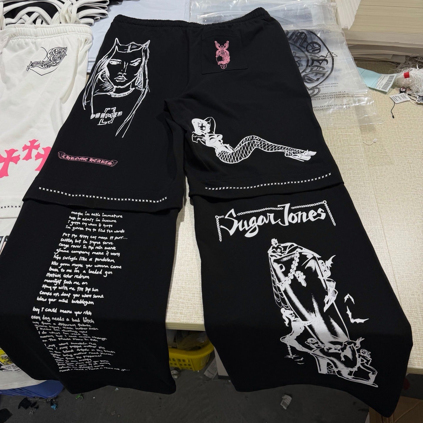 Chrome heart sweatpants