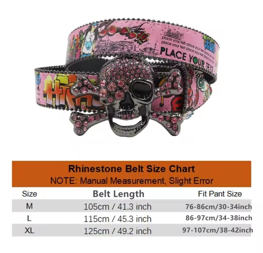 Big Skull Punk Belt