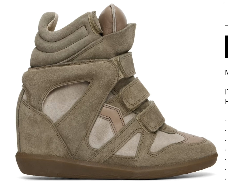 Isabel Marant Bekett wedge sneakers
