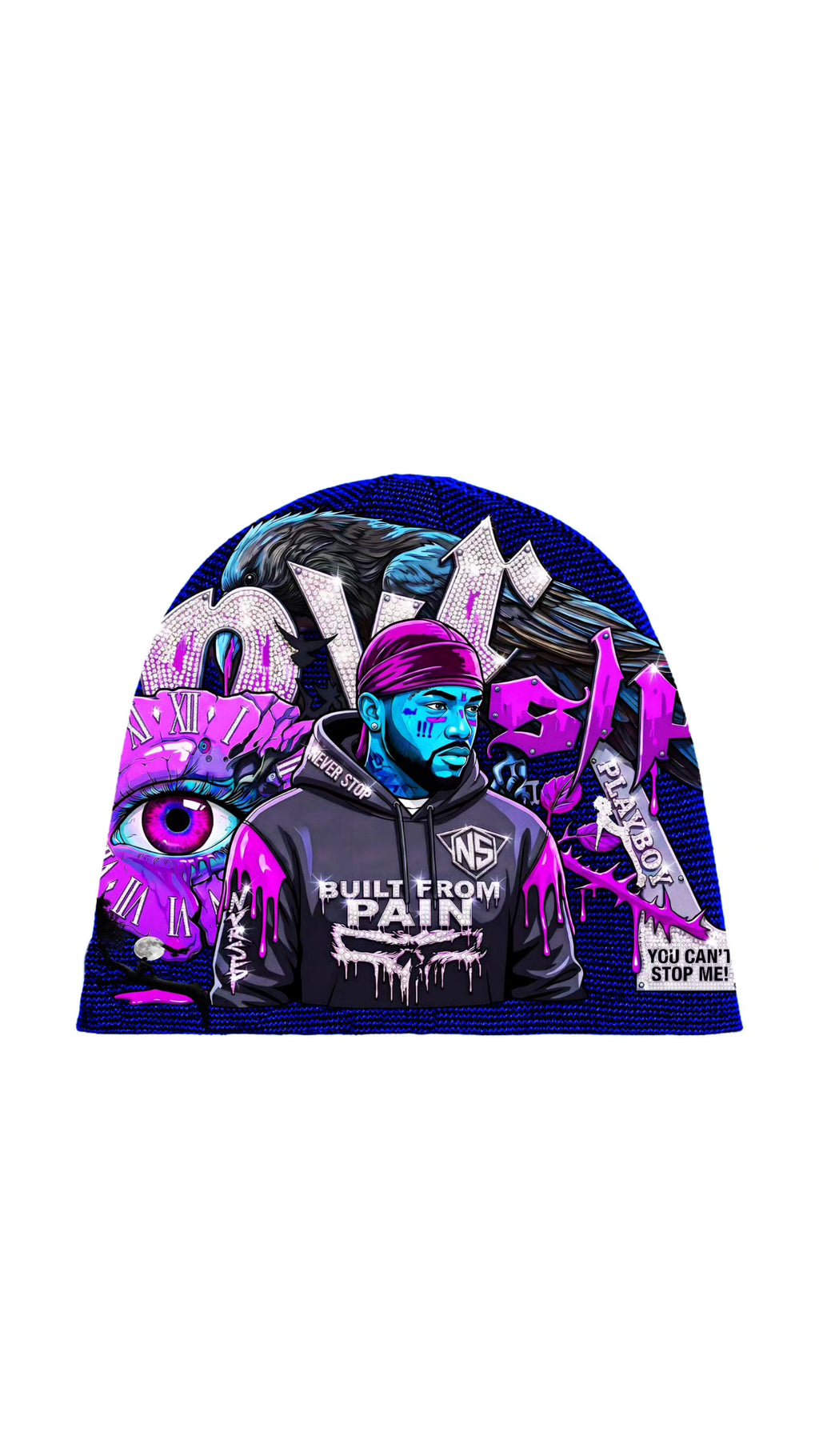 NVRSLP™ "Built From Pain" Beanie