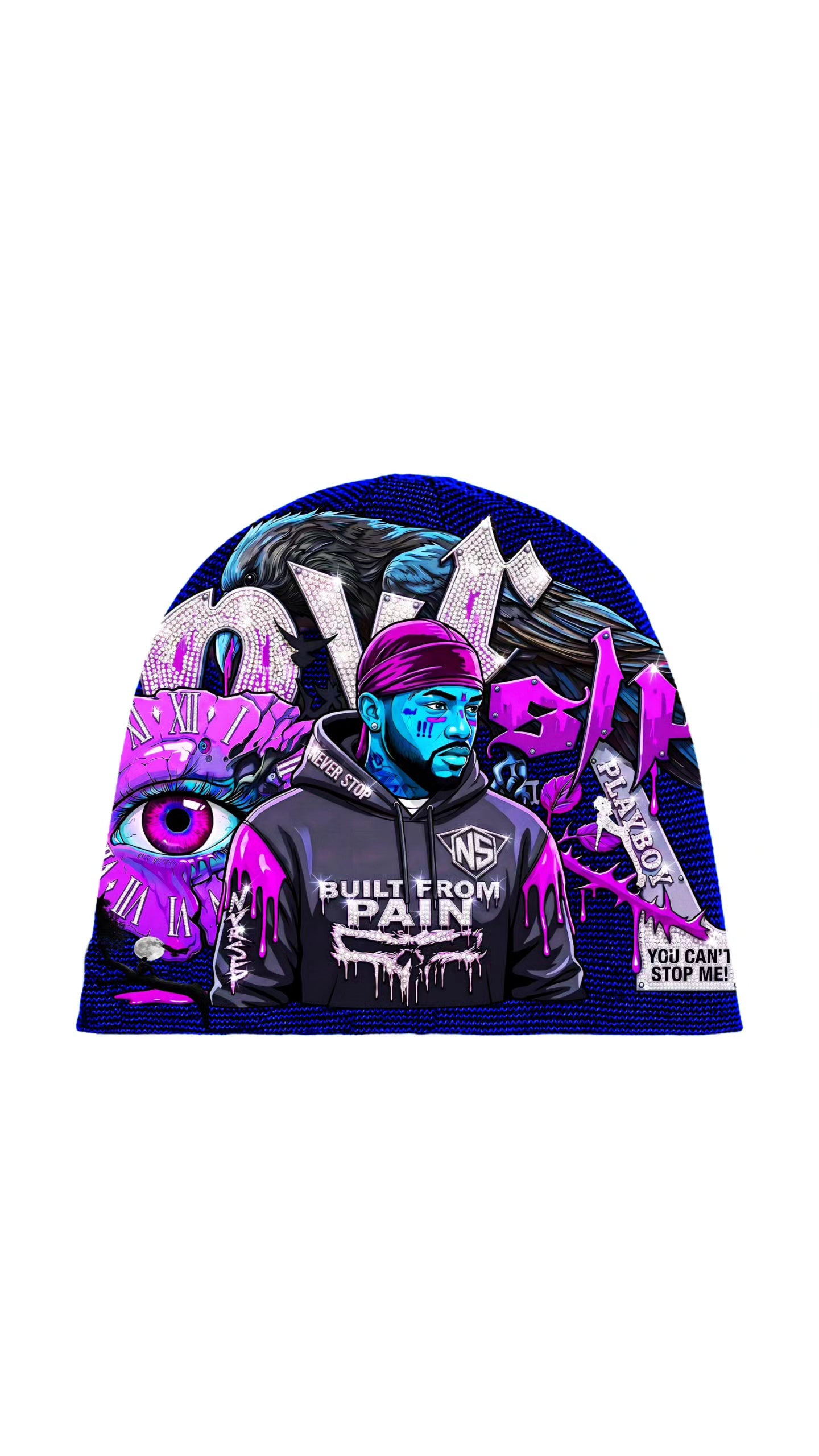 NVRSLP™ "Built From Pain" Beanie