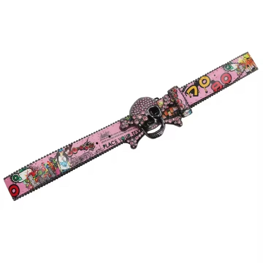 Big Skull Punk Belt