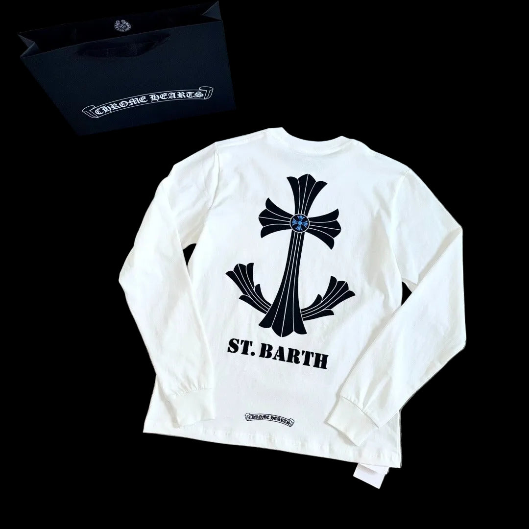 Chrome Hearts St. Barths Exclusive Anchor Cross Long Sleeve