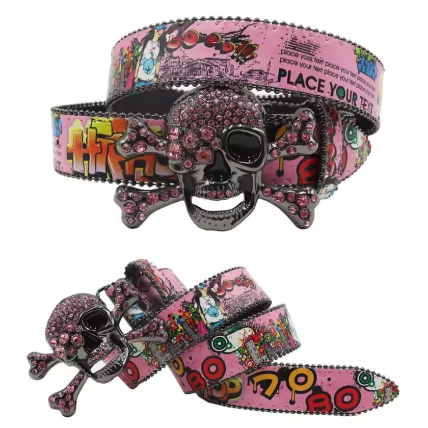 Big Skull Punk Belt