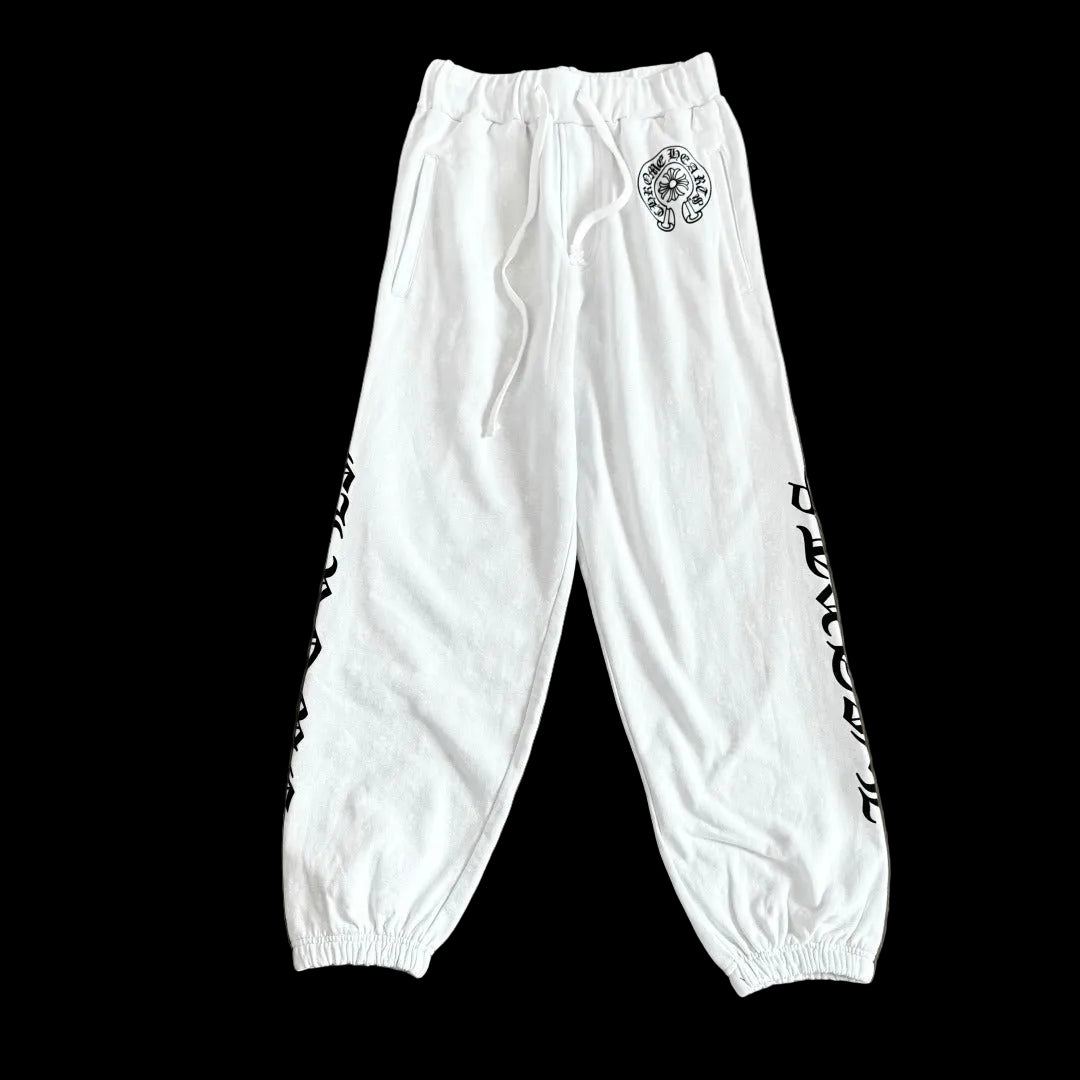Chrome Hearts Monogram Sweatpants in white