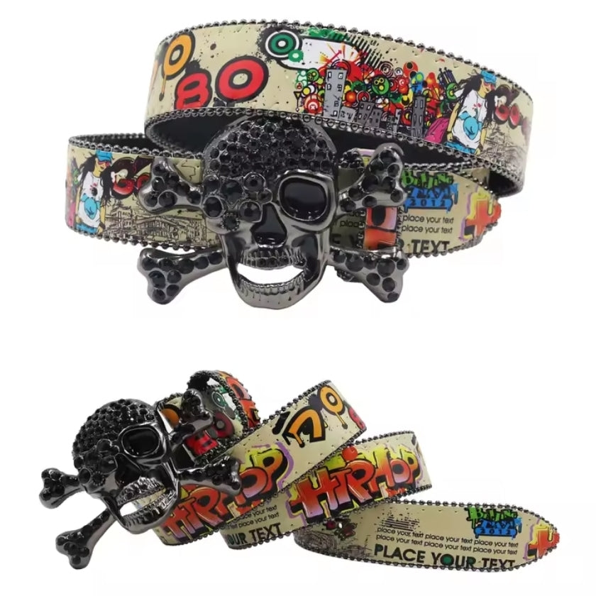 Big Skull Punk Belt