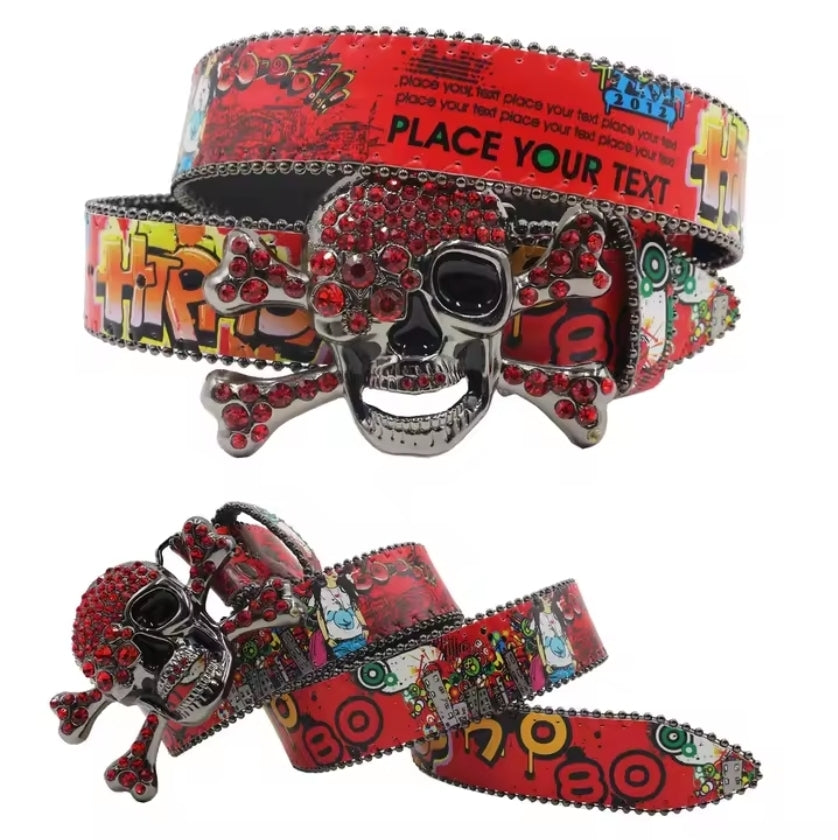Big Skull Punk Belt