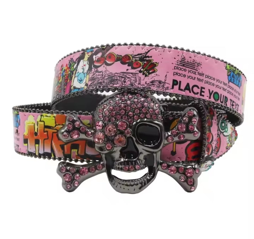 Big Skull Punk Belt