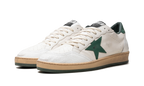 BALLSTAR NAPPA UPPER MATT LEATHER STAR CRACK TOE “WHITE GREEN”