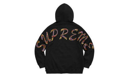 Beaded Hooded Sweatshirt "SS22 Black" SU1021