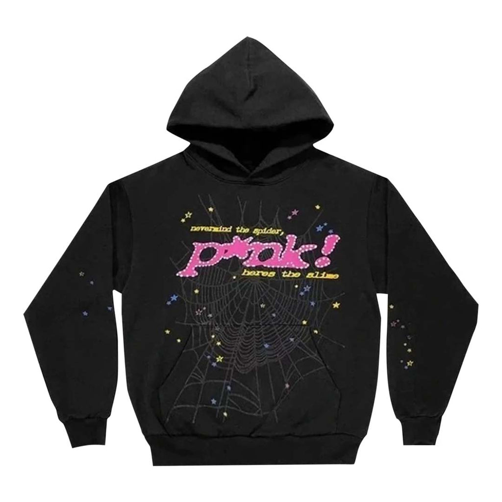 Sp5der P*nk Hoodie ‘Black’