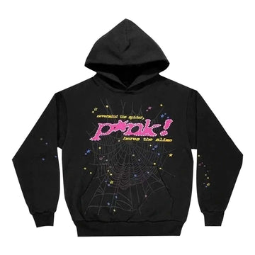 Sp5der P*nk Hoodie ‘Black’