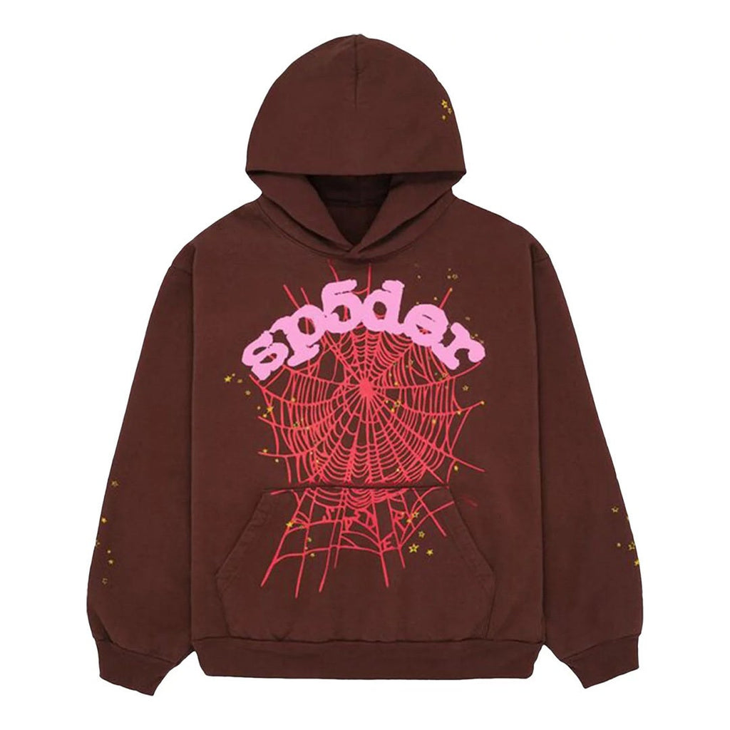 Sp5der Web Hoodie ‘Brown’