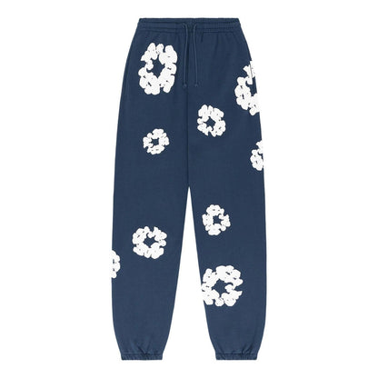 Denim Tears Sweatpants Navy Cotton Wreath