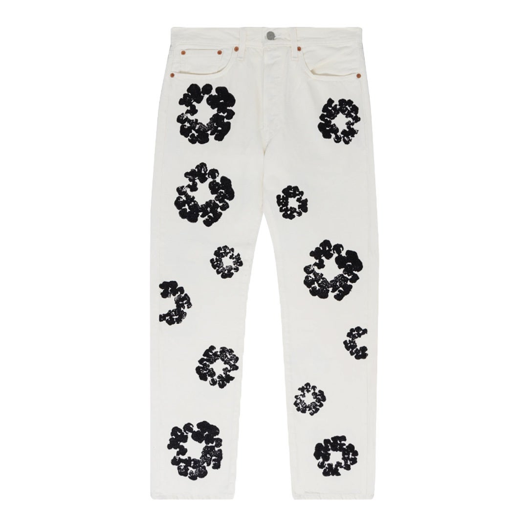 Denim Tears x Levi’s Cotton Wreath Jeans White