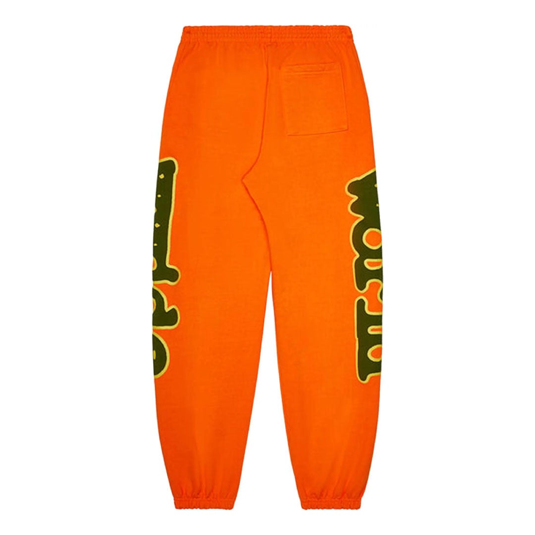 Sp5der Orange Beluga Sweatpants Main image