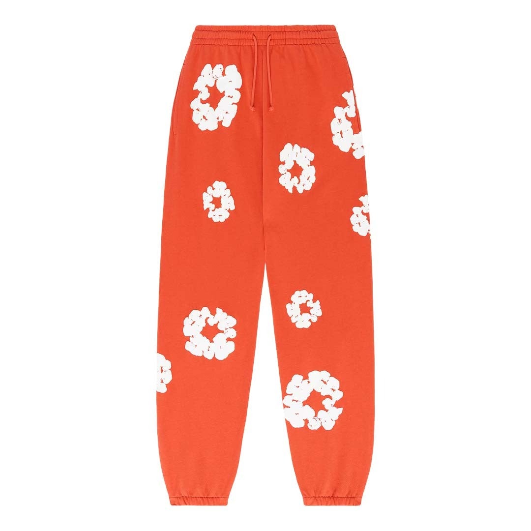 Denim Tears The Cotton Wreath Sweatpants ‘Orange’