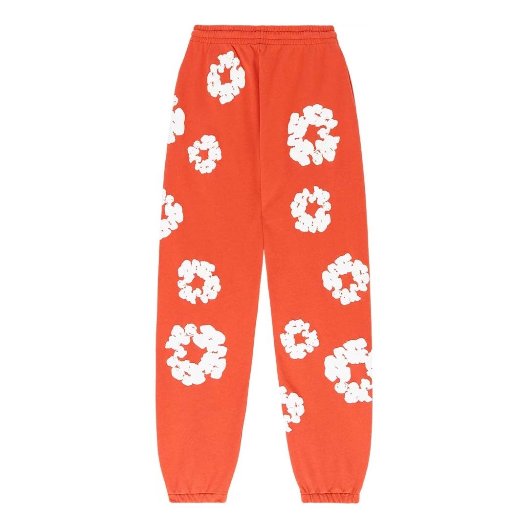 Denim Tears The Cotton Wreath Sweatpants ‘Orange’