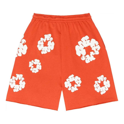 Denim Tears The Cotton Wreath Shorts ‘Orange’