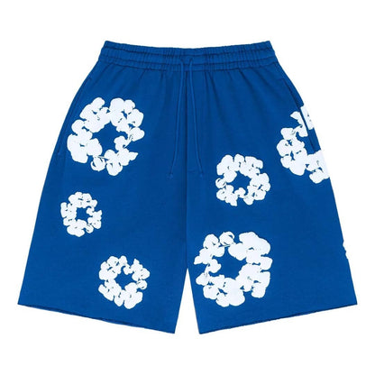 Denim Tears The Cotton Wreath Shorts ‘Royal Blue’