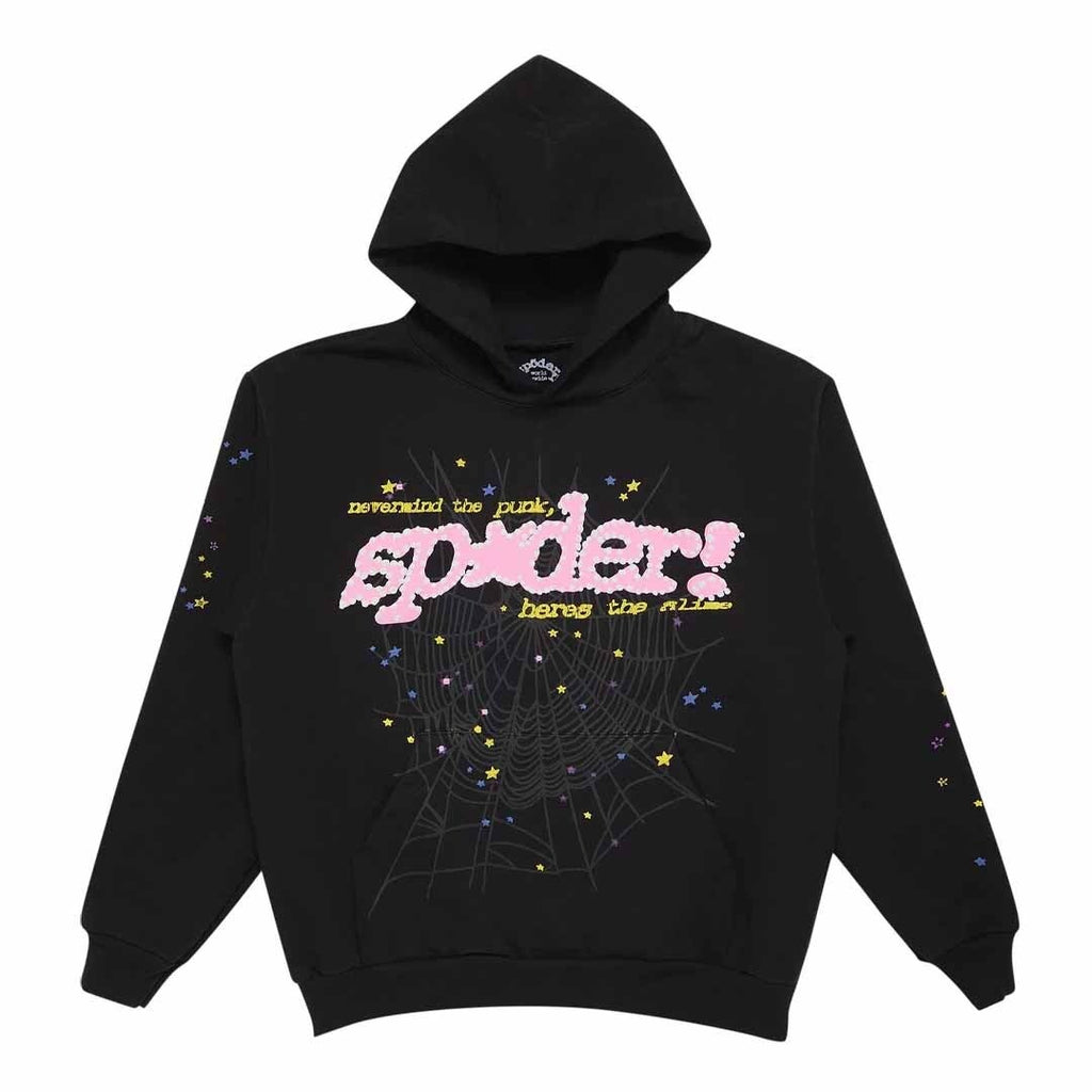 Sp5der P*nk V2 Hoodie ‘Black’