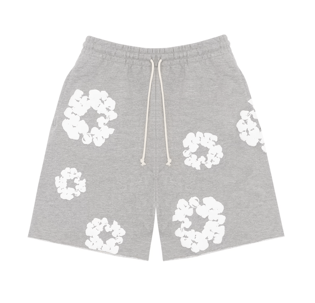 Denim Tears The Cotton Wreath Shorts ‘Grey’