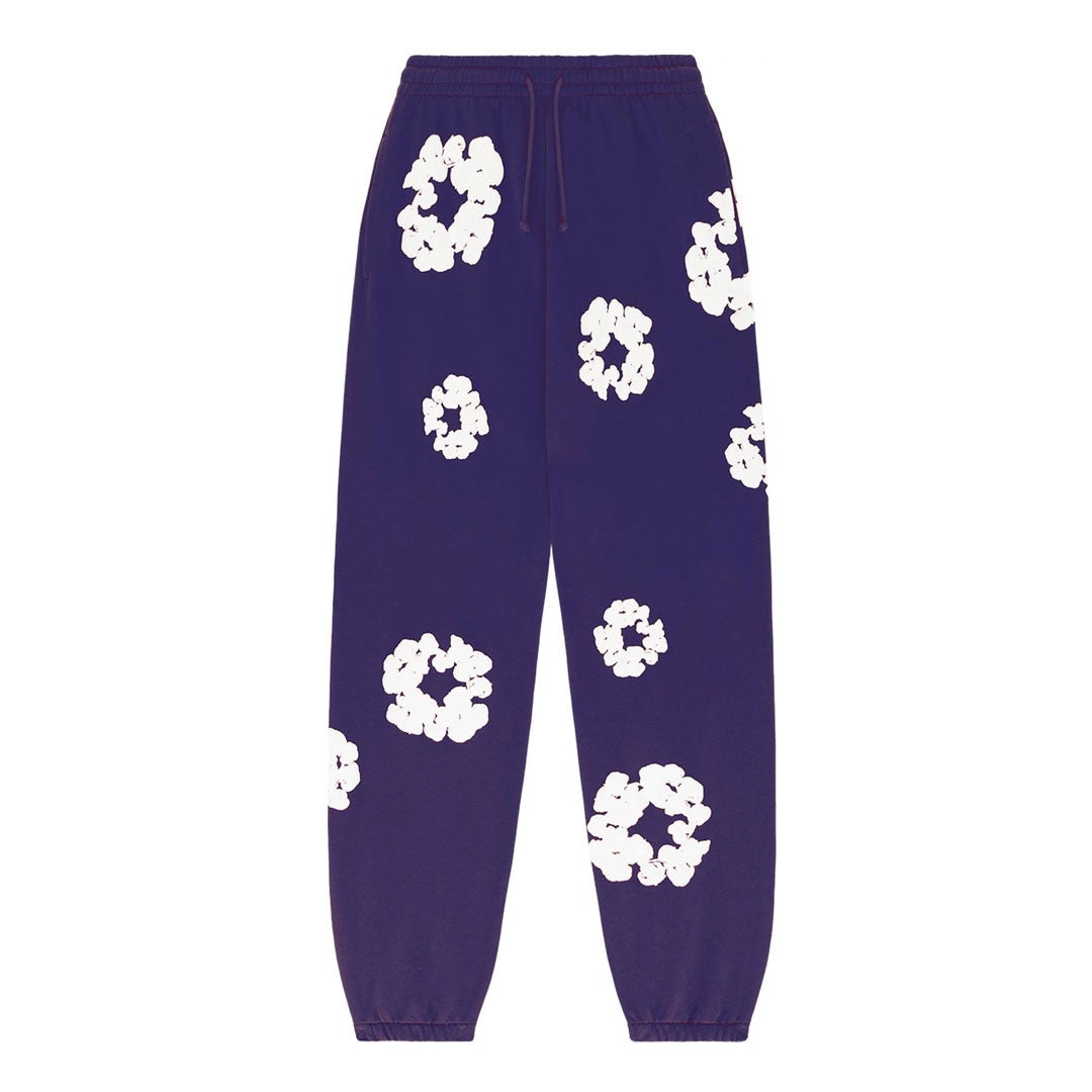 Denim Tears The Cotton Wreath Sweatpants ‘Purple’