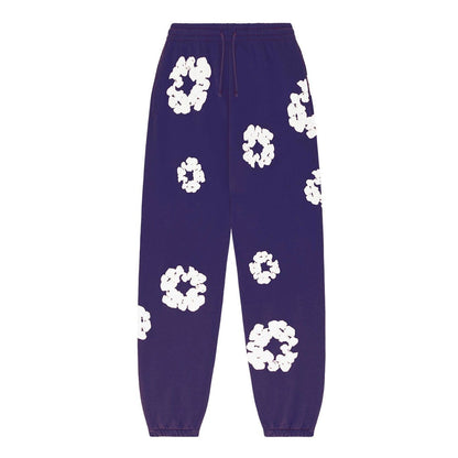 Denim Tears The Cotton Wreath Sweatpants ‘Purple’