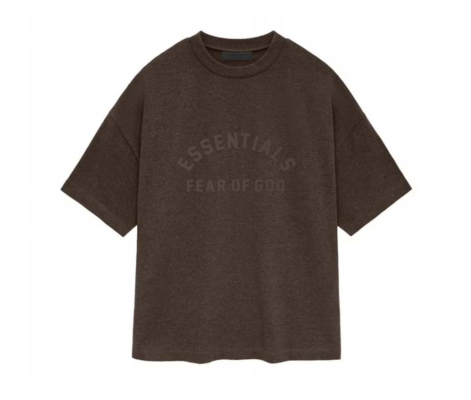 Fear of God Essentials Tee Heather Wood Core