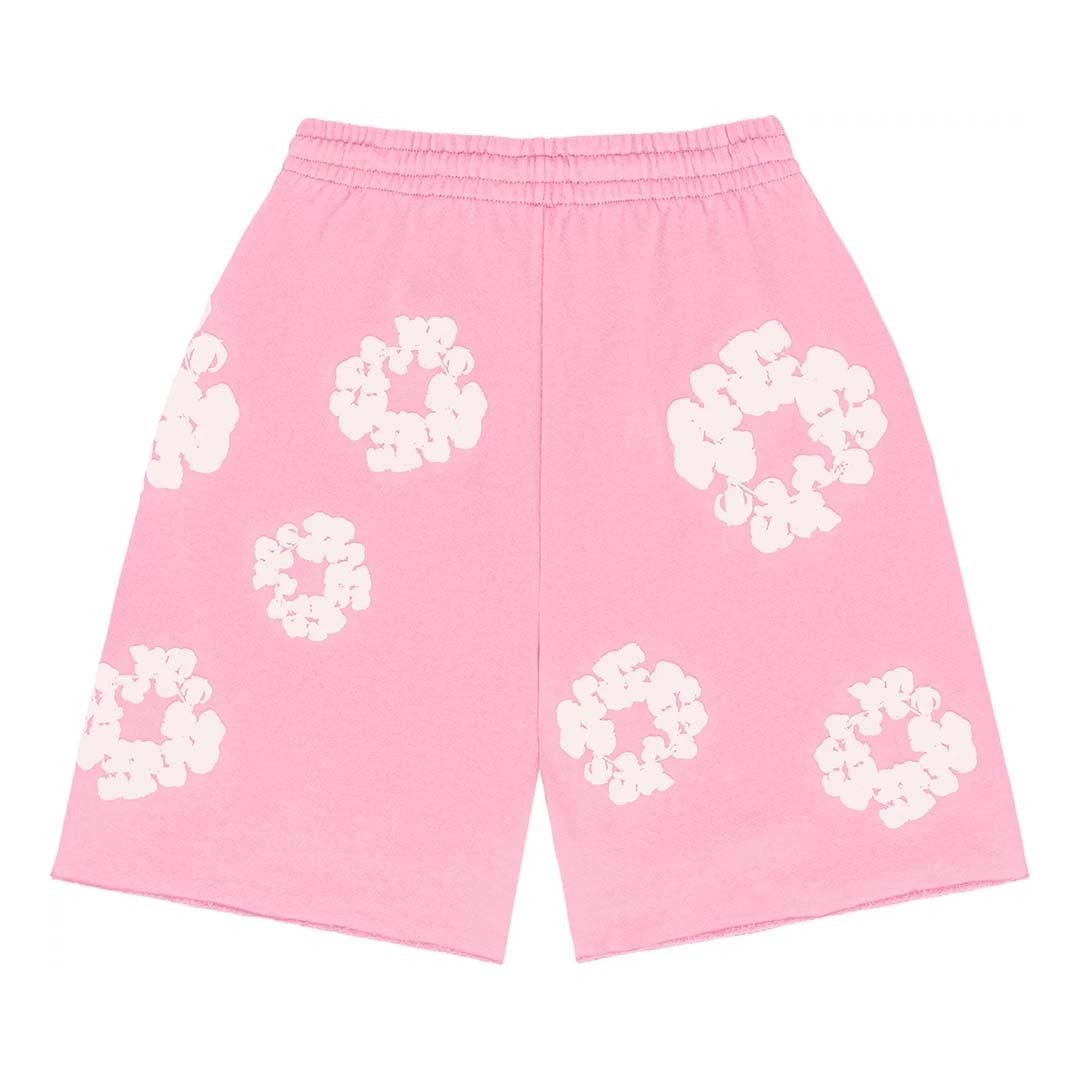 Denim Tears The Cotton Wreath Shorts Pink