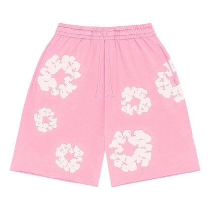 Denim Tears The Cotton Wreath Shorts Pink