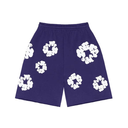 Denim Tears The Cotton Wreath Shorts Purple