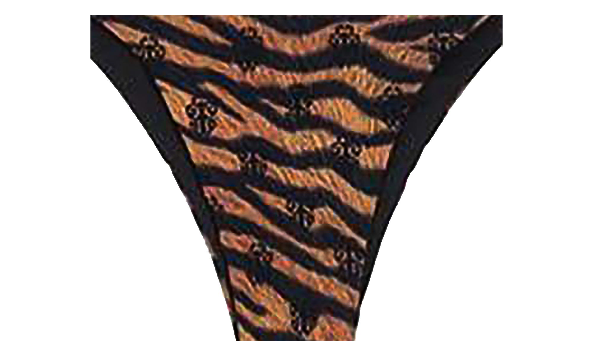 X DIB Orange Tiger Bikini bottom "Brown" CHRM1085