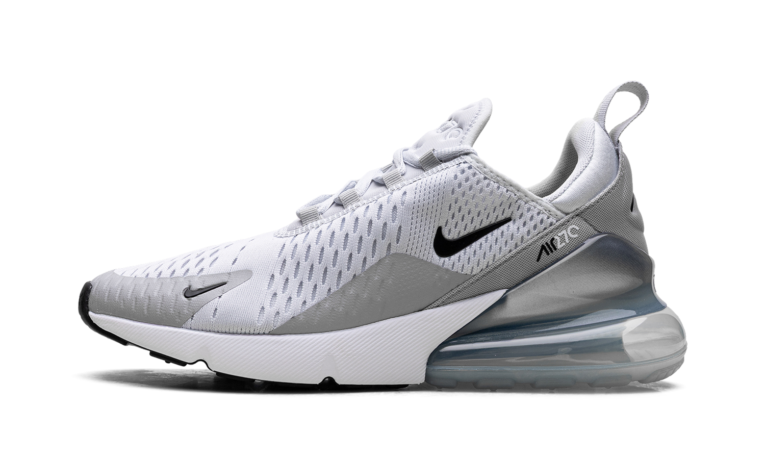 Air Max 270 WMNS "Pure Platinum Light Smoke Grey Metallic Silver Black" AH6789 018
