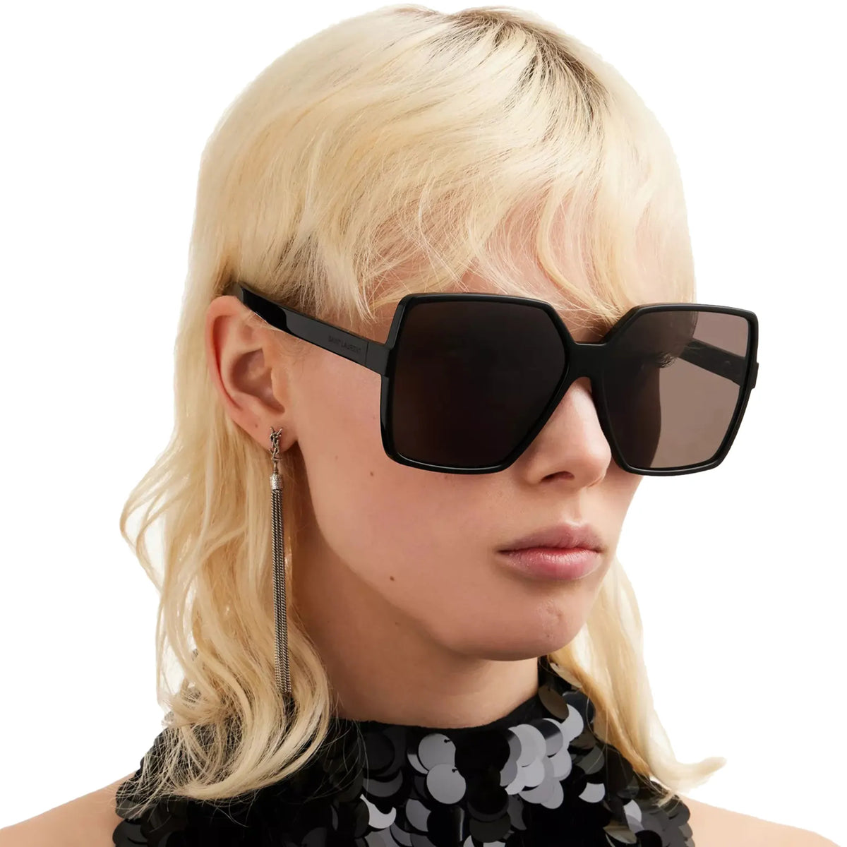 Saint Laurent SL 232 001 Betty Black Sunglasses