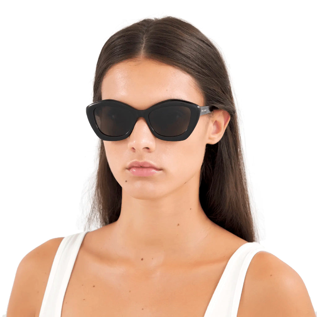 Saint Laurent SL 68 001 Cat Eye Black Sunglasses