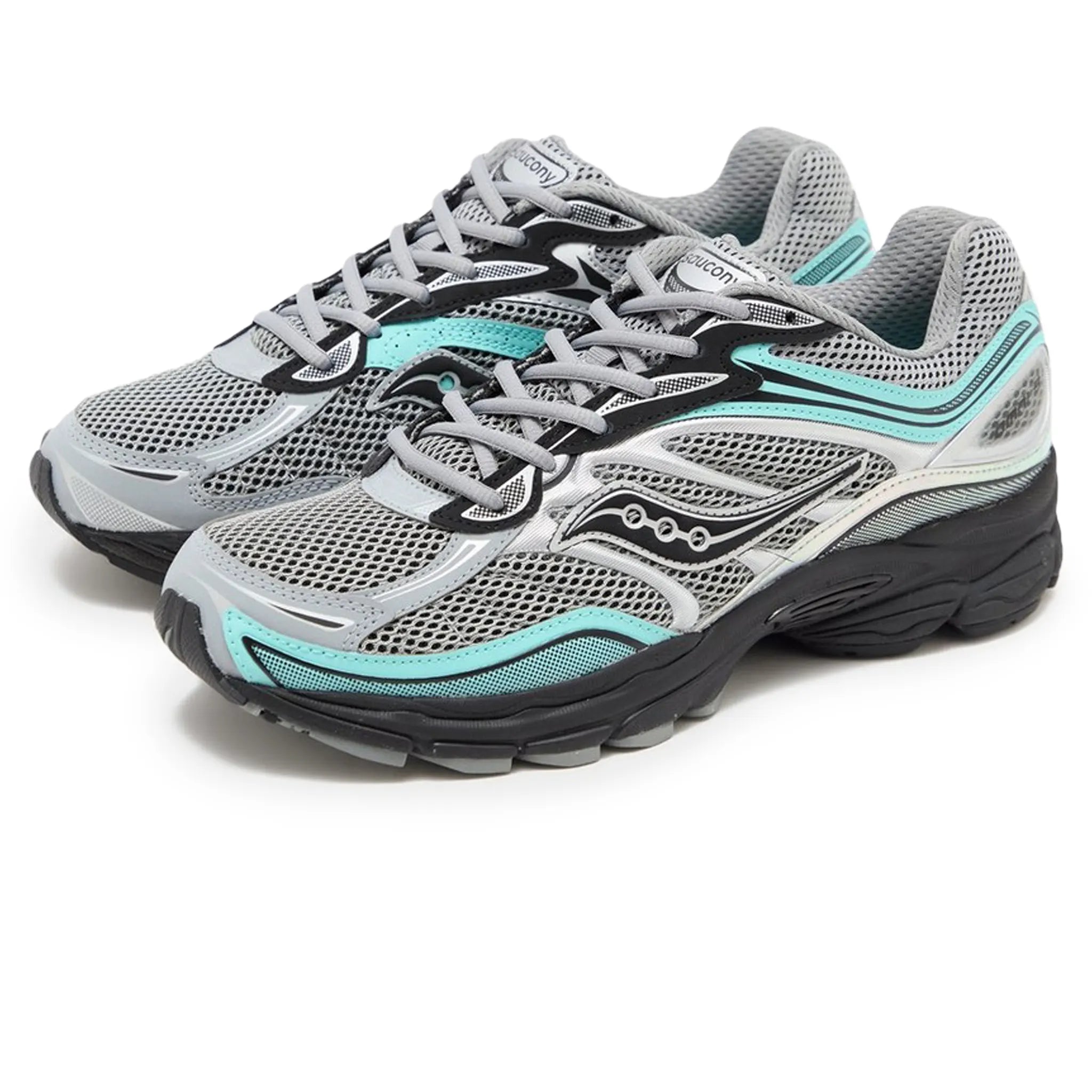 Saucony Progrid Omni 9 Silver Teal Grey Secondary image