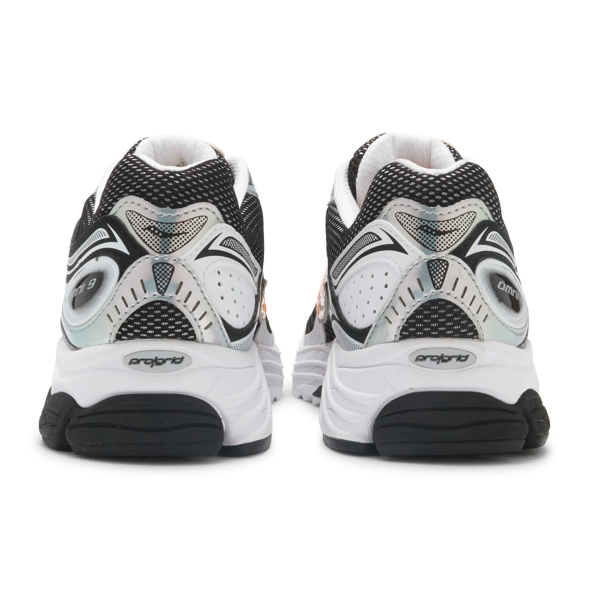 Saucony Progrid Omni 9 Speed Shades White Black Orange Vo2